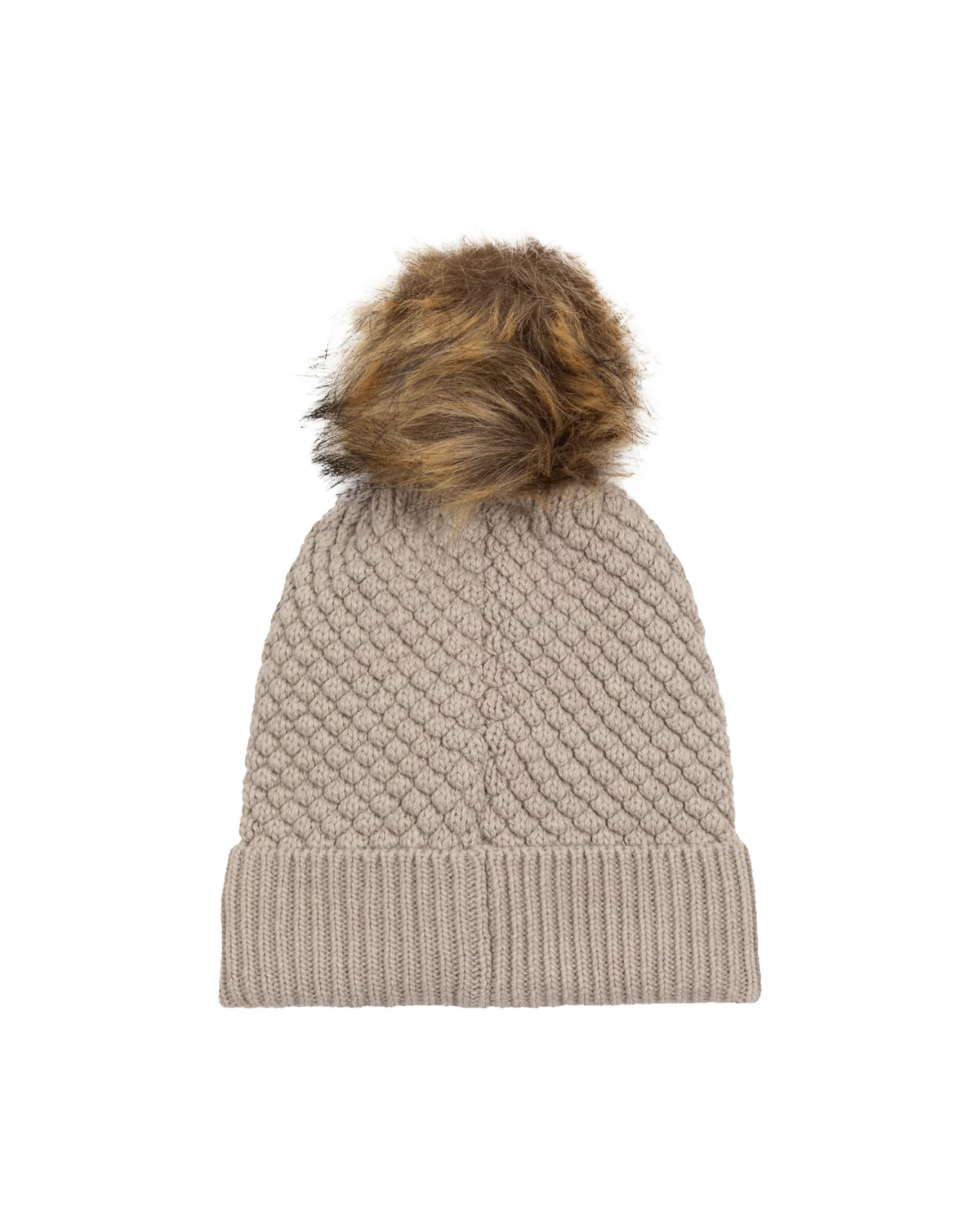 Cappello Beanie Colmar Originals Con Pompon Beige